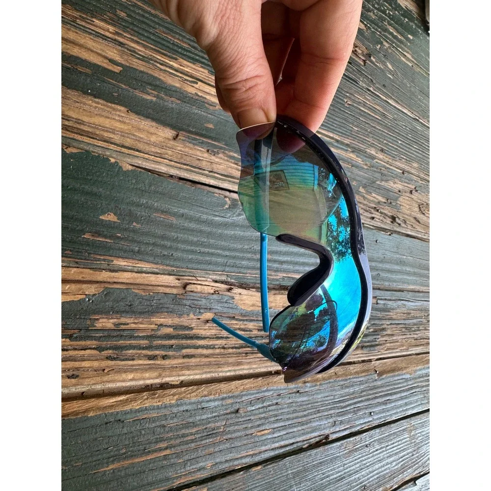Paw Patrol Chase Kids Sport Wrap Sunglasses Blue Navy Striped Shield 2407